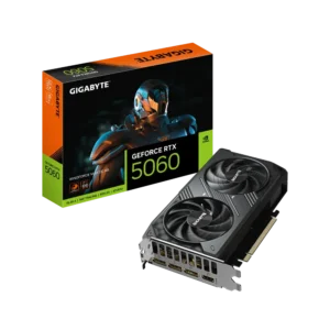 Gigabyte GeForce RTX 5060 Windforce Max OC 8G GDDR7 128-Bit Gaming Graphics Card with Dual-Fan Cooling