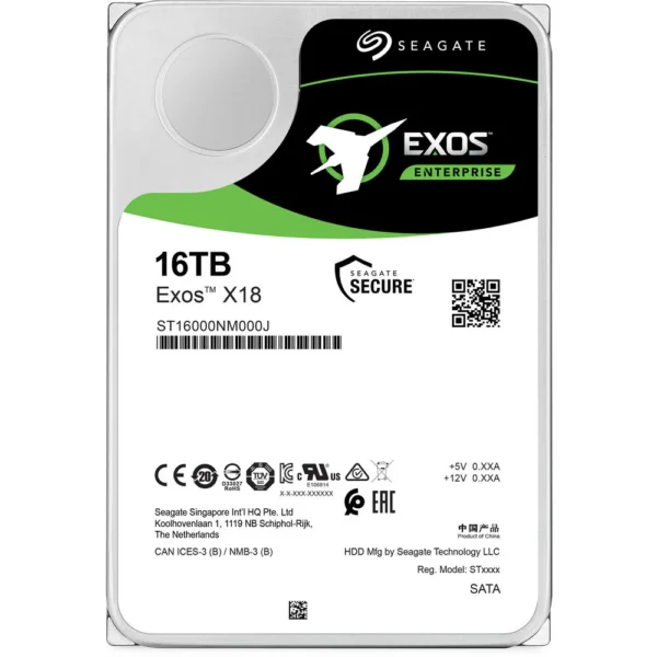 Seagate Exos X18 16TB 3.5" HDD – Enterprise Storage - Image 3