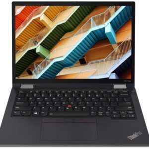 Refurbished Lenovo ThinkPad X13 Yoga Gen 2 – Intel Core i5 11th Gen, 16GB DDR4, 512GB SSD, 13.3-inch Full HD Touch 360° convertible business laptop.
